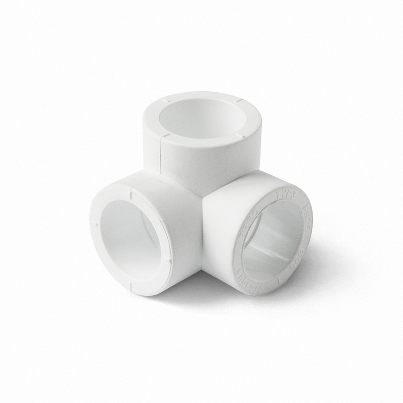 Тройник двухплоскостной Ф20  PRO-AQUA (25/200)