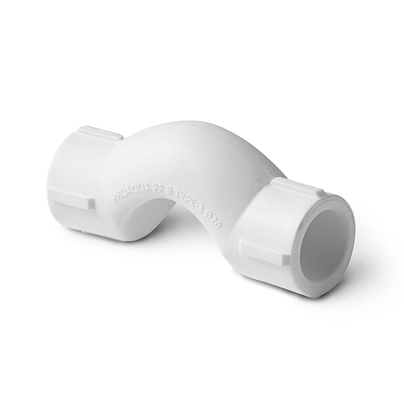 Скоба (утка) Ф32 короткая раструбная с муфтой PRO-AQUA (10/40)